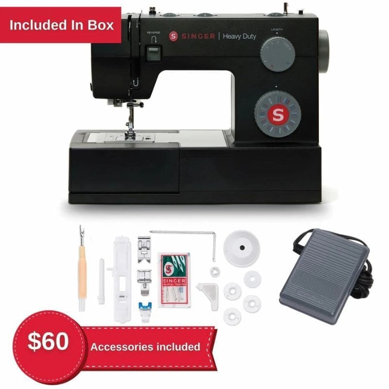 Singer-Hd4432 Heavy Duty Black Sewing Machine Special Edition 9 Singer-Hd4432 Heavy Duty Black Sewing Machine Special Edition - Image 9